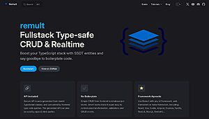 Remult opensource nextjs free template image