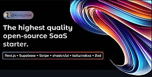 image of Saas starter for nextjs